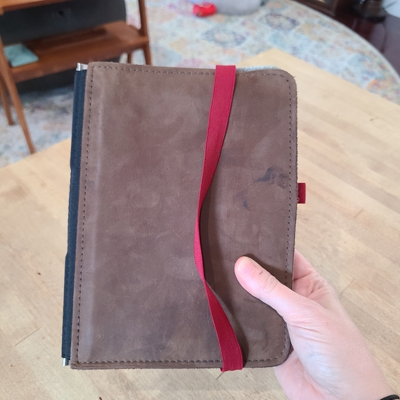 Roterfaden M A5 Travelers Notebook Leather Cover Taschenbegleiter - Picture 5 of 15